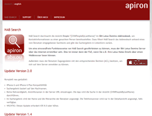 Tablet Screenshot of apiron.de